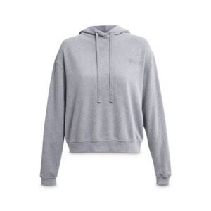 NWT WSLY Womens Gray Tie Heather Long Sleeve Hoodie Top XS